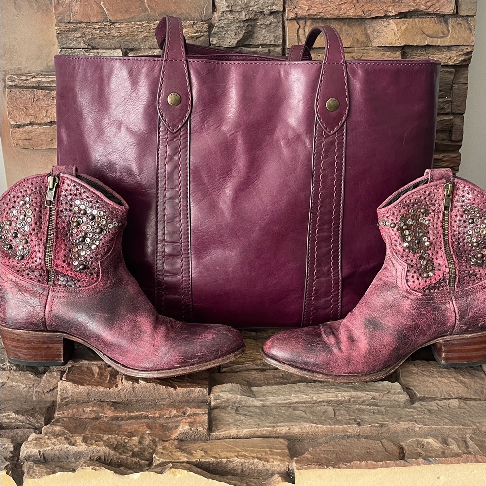 💜❤️Frye Melissa Shopper